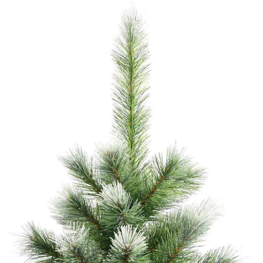 vidaXL Decoración-Árbol de Navidad Artificial Plegable con Nieve Esponjosa 150 cm