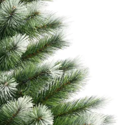 vidaXL Decoración-Árbol de Navidad Artificial Plegable con Nieve Esponjosa 150 cm