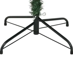 vidaXL Decoración-Árbol de Navidad Artificial Plegable con Nieve Esponjosa 150 cm