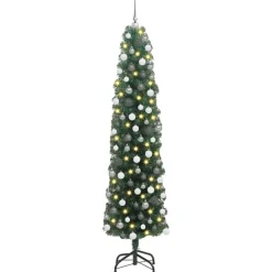 vidaXL Árbol de Navidad artificial 180 cm PVC, Acero y Plástico Verde Online