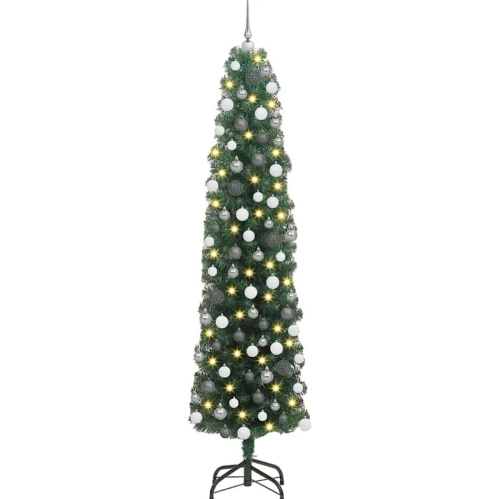 vidaXL Árbol de Navidad artificial 180 cm PVC, Acero y Plástico Verde Online
