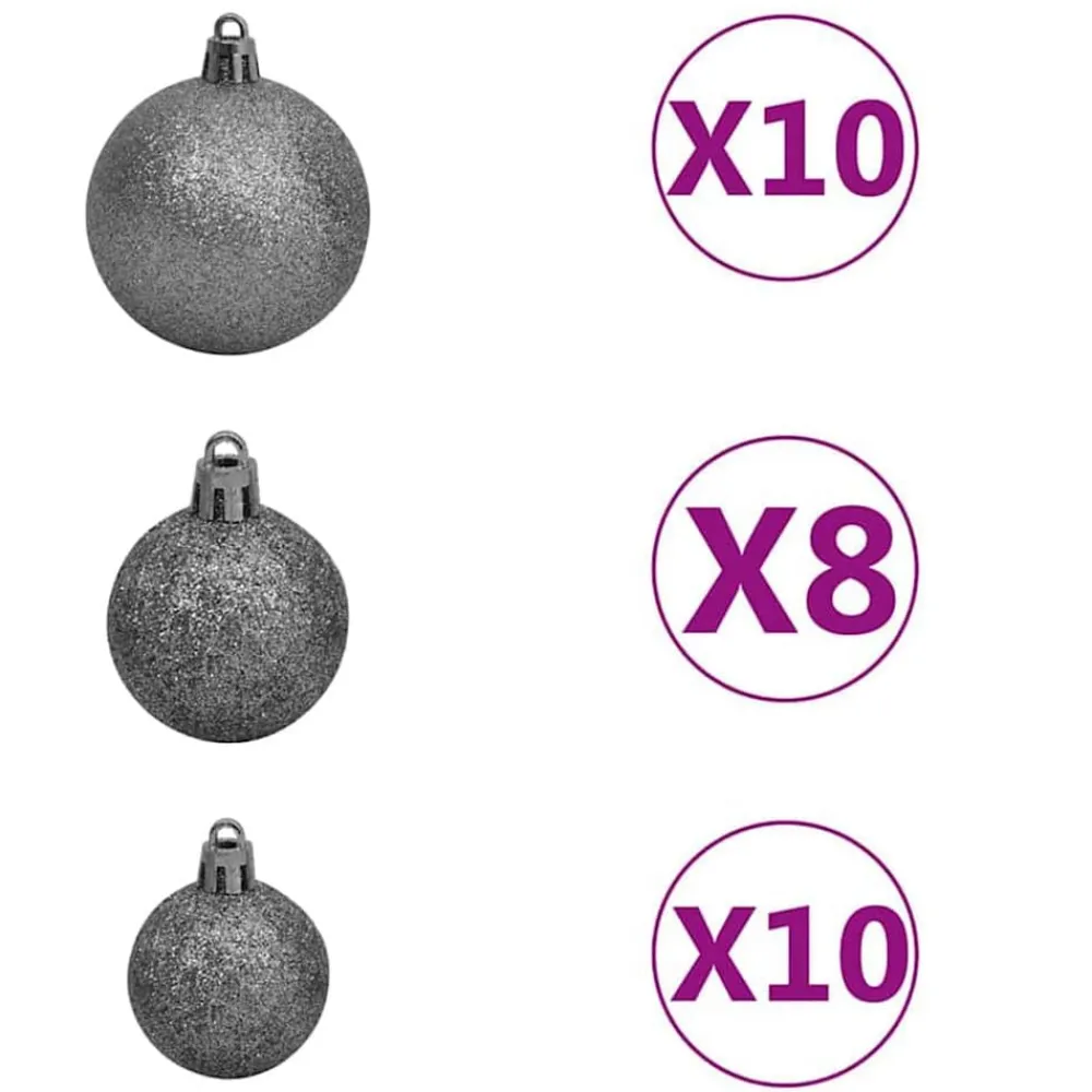 vidaXL Árbol de Navidad artificial 180 cm PVC, Acero y Plástico Verde Online