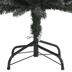 vidaXL Árbol de Navidad artificial Verde 120 cm PVC, Plástico y Acero Outlet