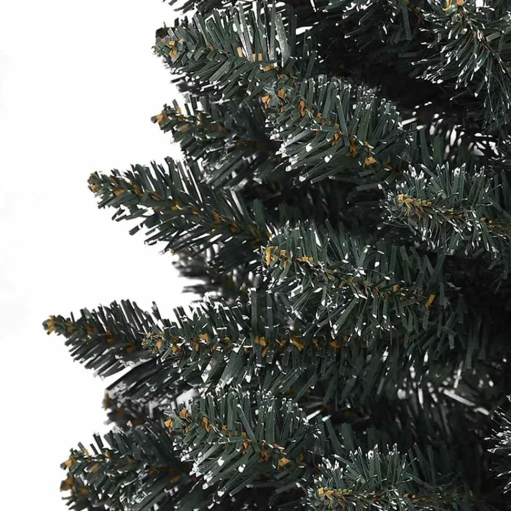 vidaXL Árbol de Navidad artificial Verde 120 cm PVC, Plástico y Acero Outlet