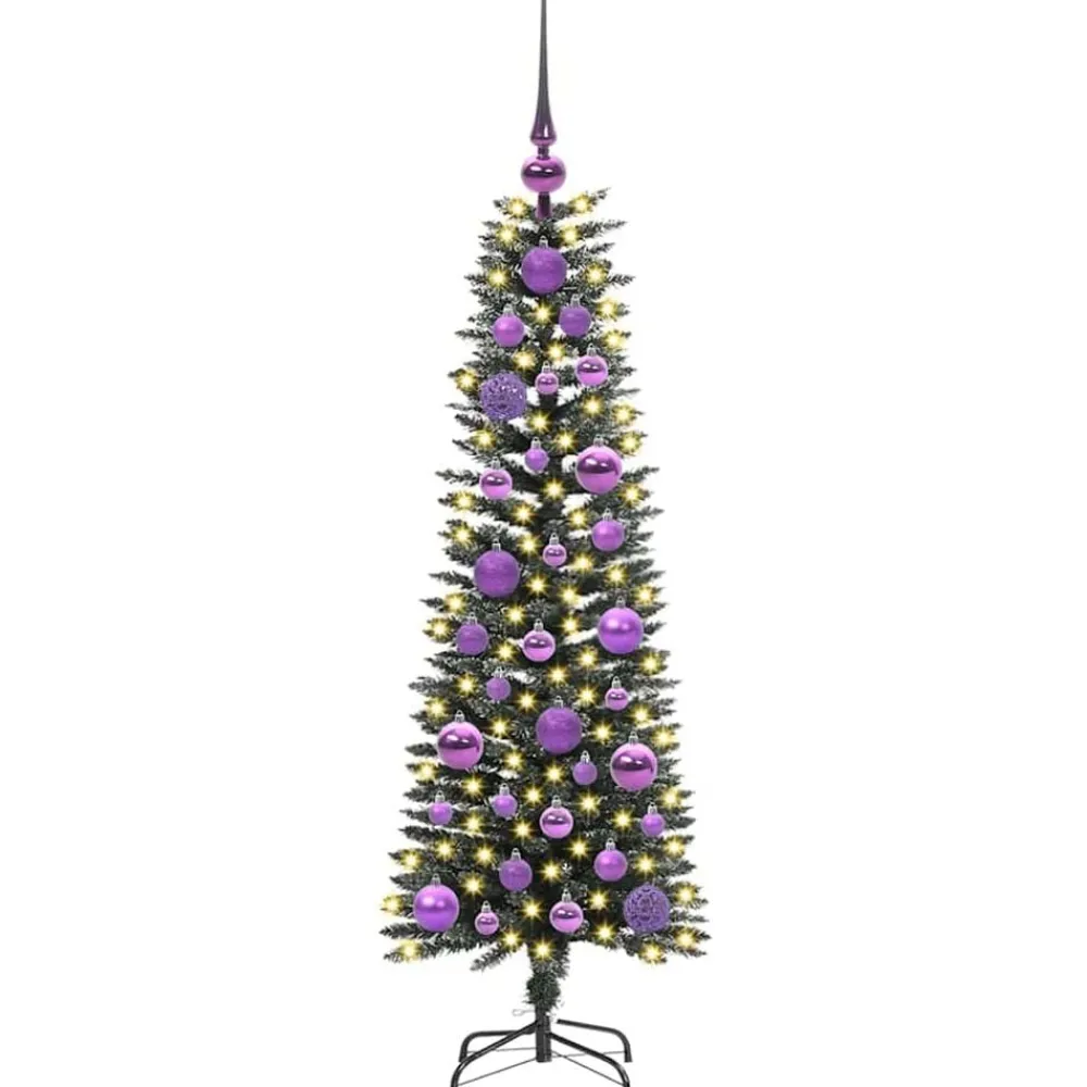 vidaXL Árbol de Navidad artificial Verde 120 cm PVC, Plástico y Acero Outlet