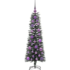 vidaXL Árbol de Navidad artificial Verde 120 cm PVC, Plástico y Acero Outlet