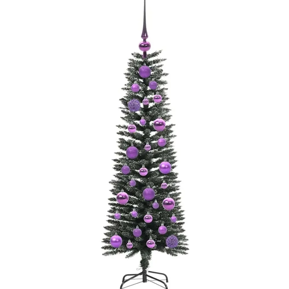 vidaXL Árbol de Navidad artificial Verde 120 cm PVC, Plástico y Acero Outlet