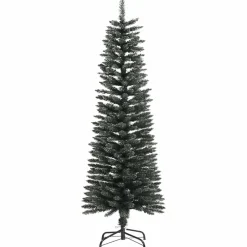 vidaXL Árbol de Navidad artificial Verde 120 cm PVC, Plástico y Acero Outlet