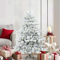 vidaXL Decoración-Árbol de Navidad artificial con ramas articuladas 150 cm