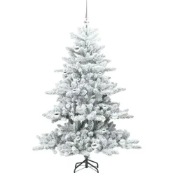 vidaXL Decoración-Árbol de Navidad artificial con ramas articuladas 150 cm