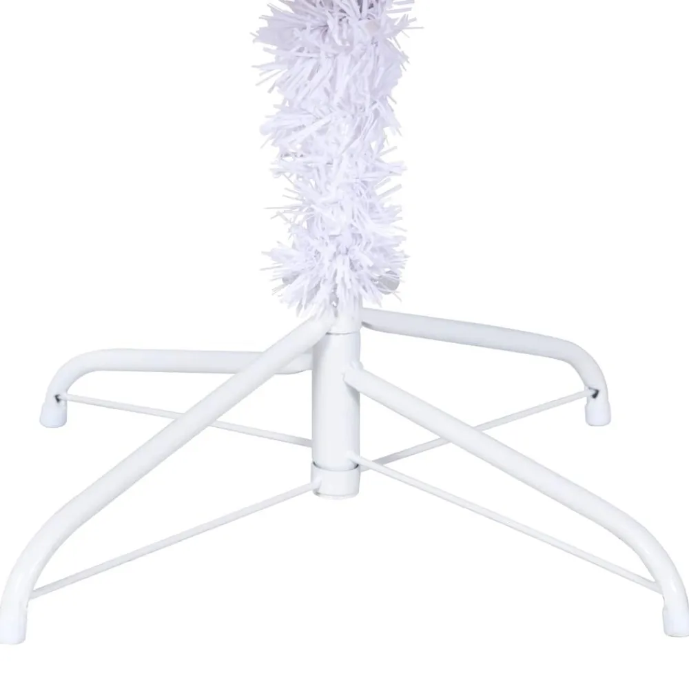 vidaXL Árbol de Navidad artificial con 300 LED 180 cm PVC y Acero Lila Hot