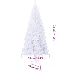 vidaXL Árbol de Navidad artificial con 300 LED 180 cm PVC y Acero Lila Hot
