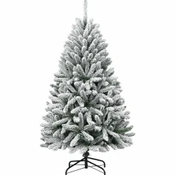 vidaXL Decoración-Árbol de Navidad artificial 120 cm PVC y Metal