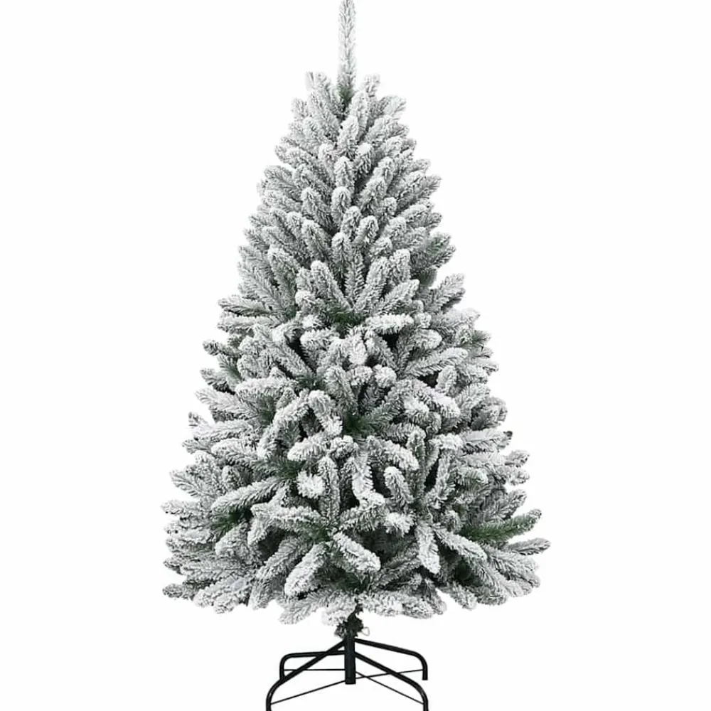 vidaXL Decoración-Árbol de Navidad artificial 120 cm PVC y Metal