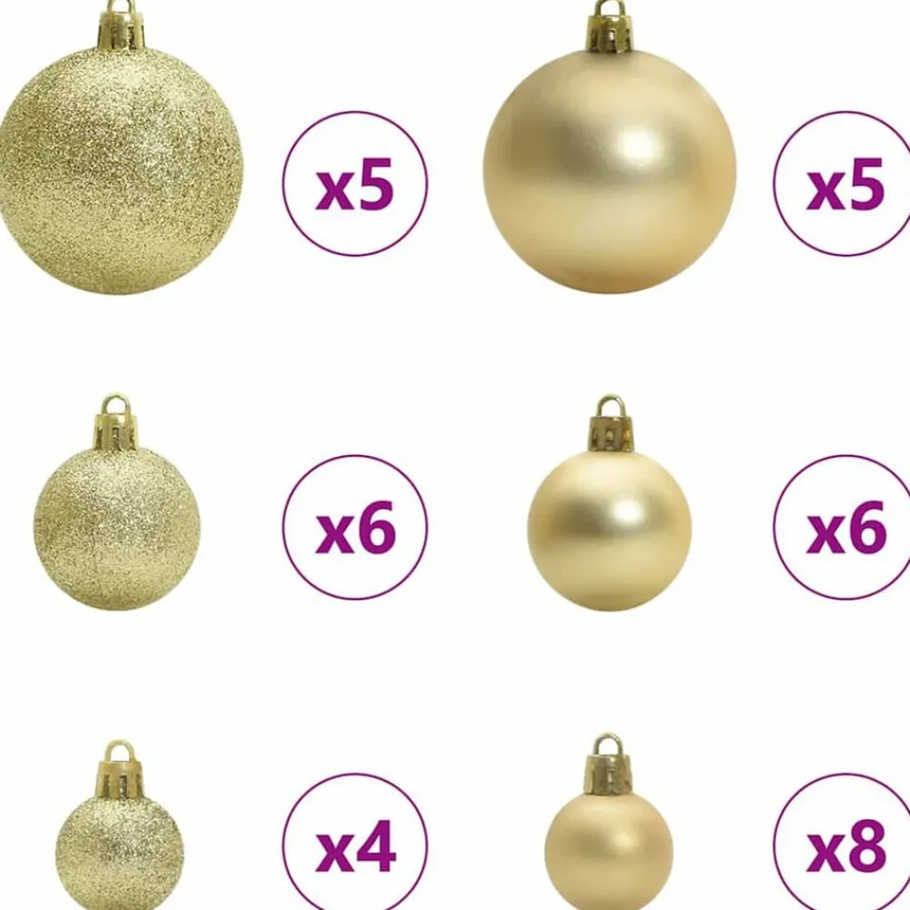 vidaXL Decoración-Árbol de Navidad artificial 120 cm PVC y Metal