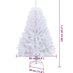 vidaXL Decoración-Árbol de Navidad artificial con ramas articuladas 120 cm