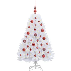 vidaXL Decoración-Árbol de Navidad artificial con ramas articuladas 120 cm