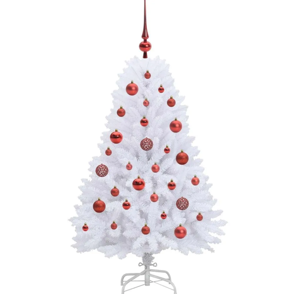 vidaXL Decoración-Árbol de Navidad artificial con ramas articuladas 120 cm