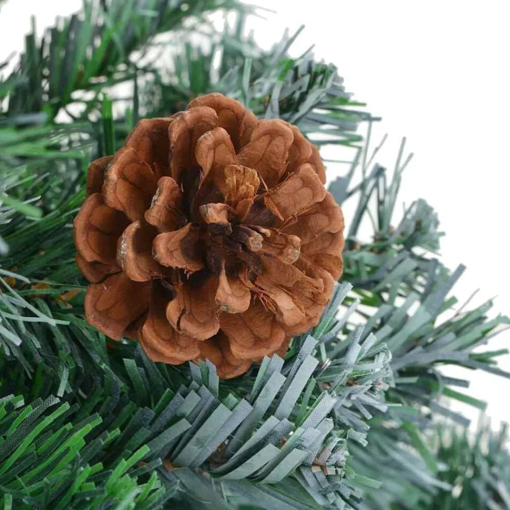 vidaXL Árbol de Navidad artificial Verde 150 cm PVC y acero Discount