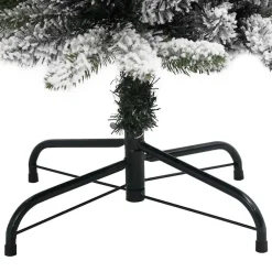 vidaXL Decoración-Árbol de Navidad artificial 120 cm PVC, Metal y Plástico