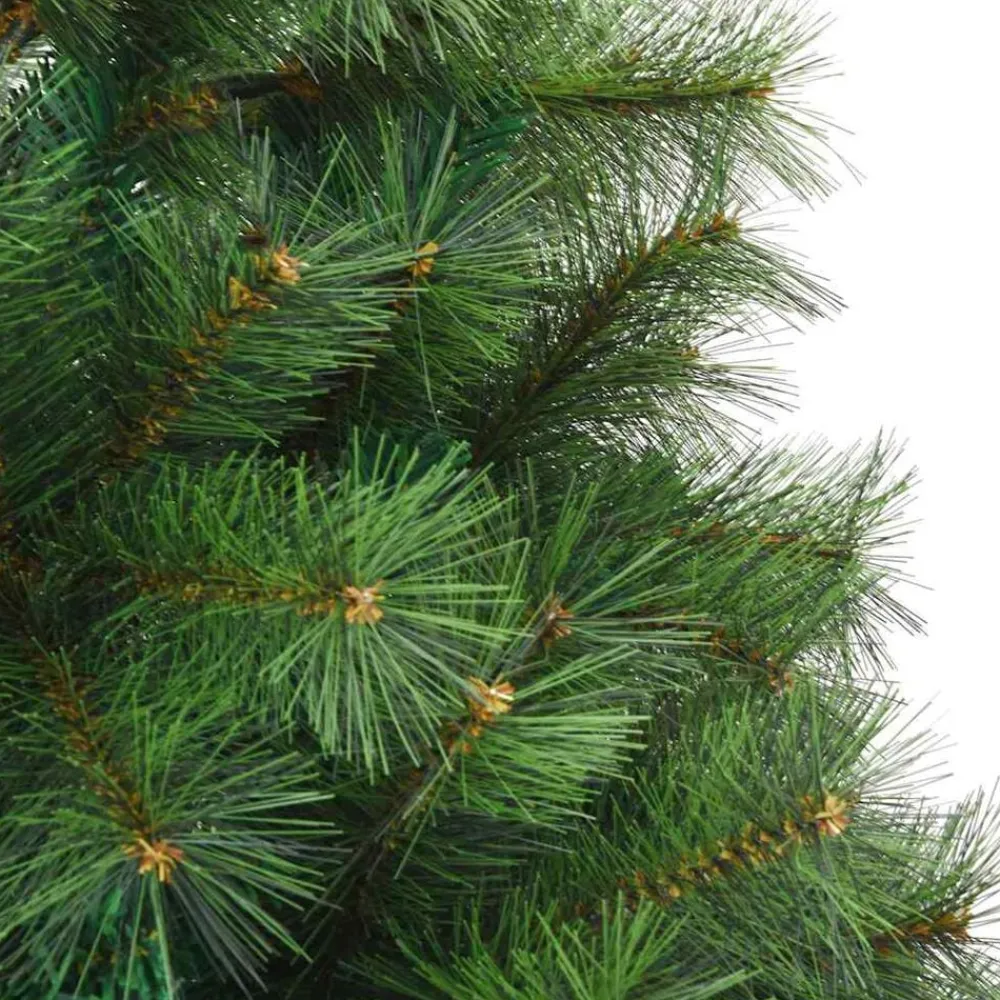 vidaXL Decoración-Árbol de Navidad artificial con 150 LED 120 cm PE y PVC