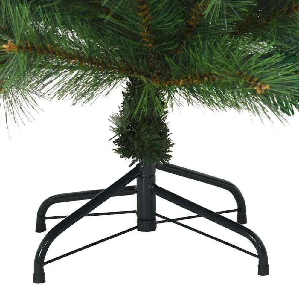 vidaXL Decoración-Árbol de Navidad artificial con 150 LED 120 cm PE y PVC