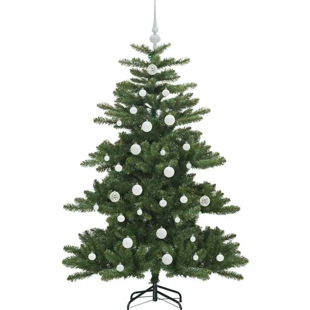 vidaXL Decoración-Árbol de Navidad artificial con ramas articuladas 150 cm