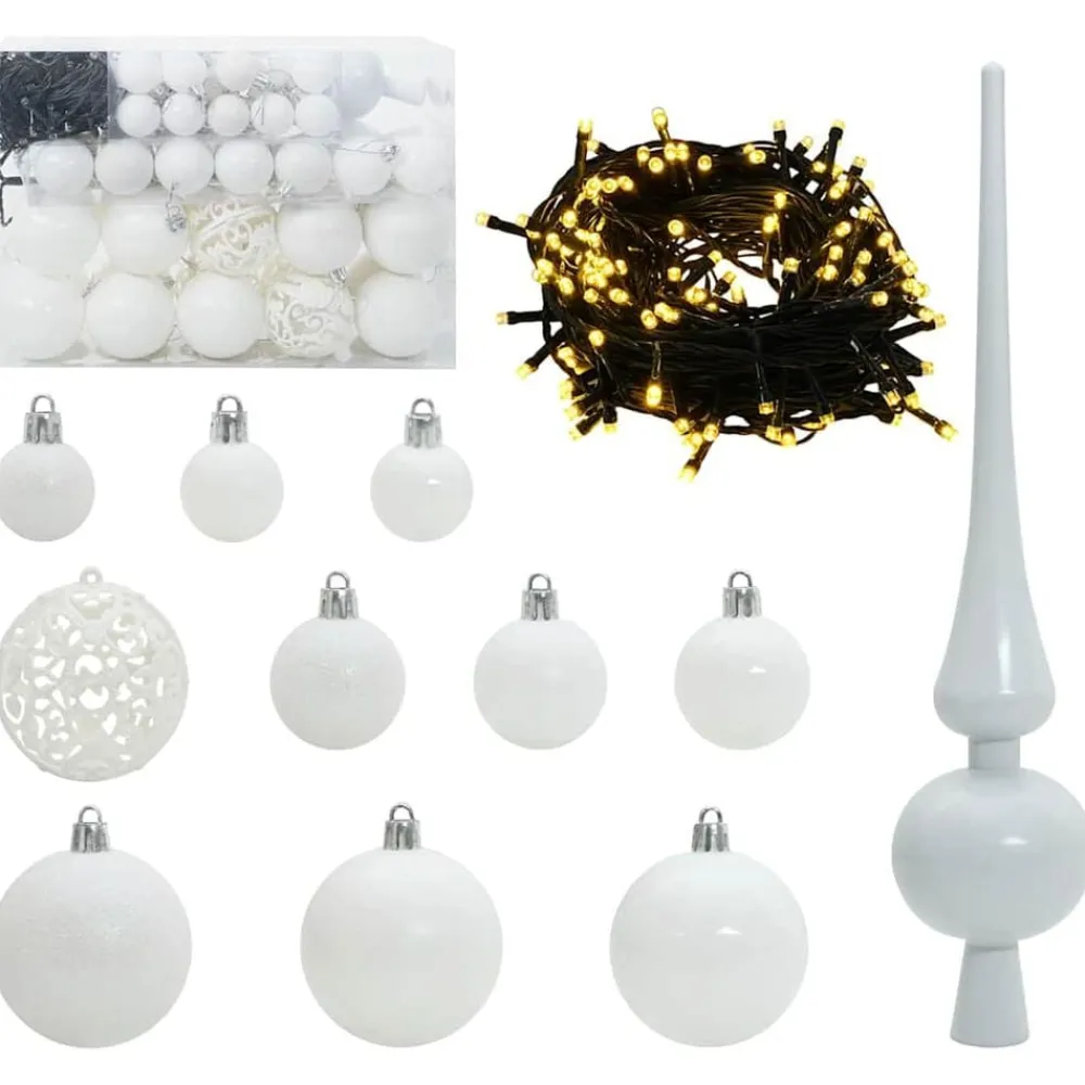 vidaXL Decoración-Árbol de Navidad artificial Verde 150 cm PVC, Metal y Plástico