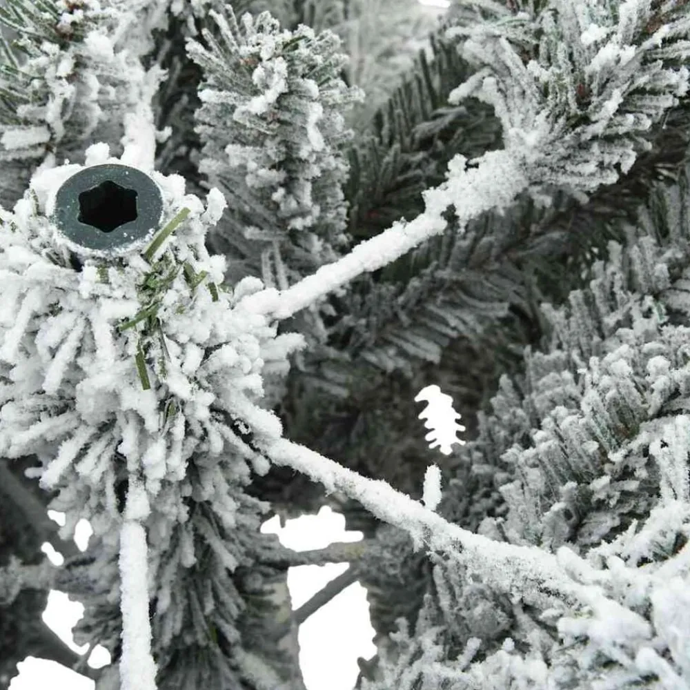 vidaXL Árbol de Navidad artificial con ramas articuladas 150 cm White Outlet