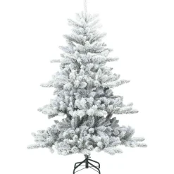 vidaXL Árbol de Navidad artificial con ramas articuladas 150 cm White Outlet
