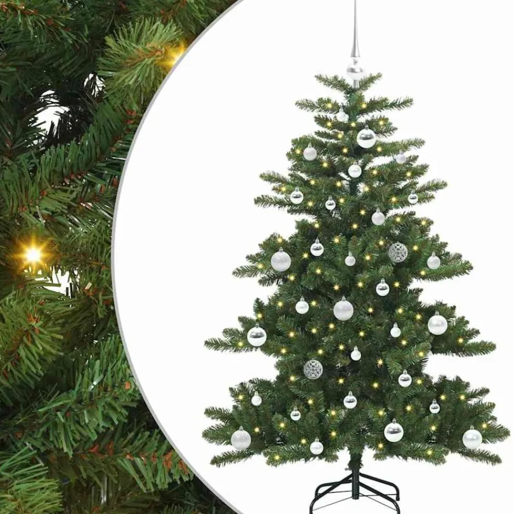 vidaXL Árbol de Navidad artificial con ramas articuladas 150 cm Verde Online