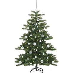 vidaXL Árbol de Navidad artificial con ramas articuladas 150 cm Verde Online
