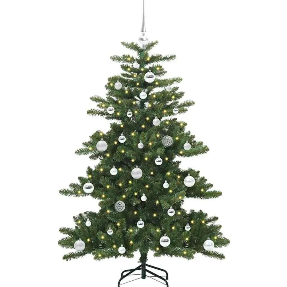 vidaXL Árbol de Navidad artificial con ramas articuladas 150 cm Verde Online