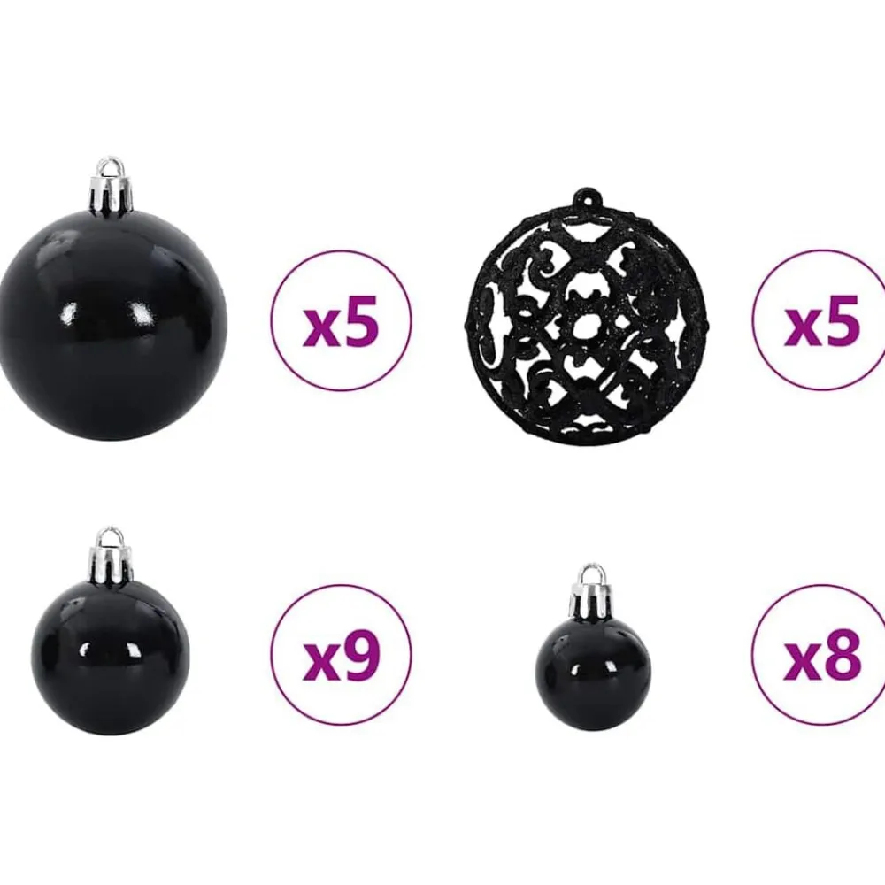 vidaXL Decoración-Árbol de Navidad artificial Verde 150 cm PVC, Metal y Plástico