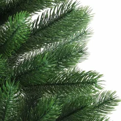 vidaXL Decoración-Árbol de Navidad con 150 LED con soporte Verde 65 cm PE