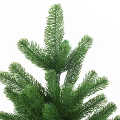 vidaXL Decoración-Árbol de Navidad con 300 LED con soporte Verde 180 cm PE