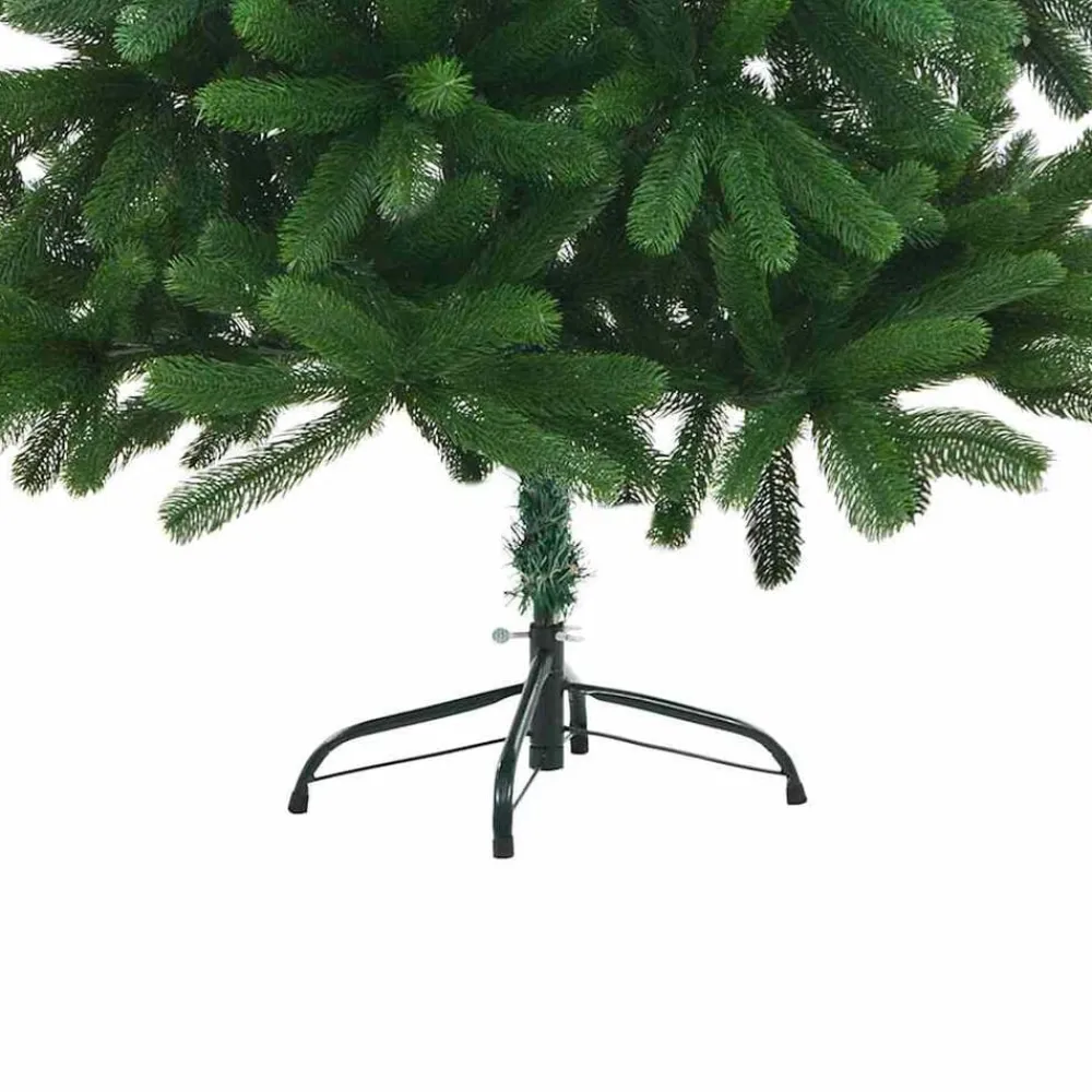 vidaXL Decoración-Árbol de Navidad con 300 LED con soporte Verde 180 cm PE