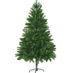 vidaXL Decoración-Árbol de Navidad con 300 LED con soporte Verde 180 cm PE