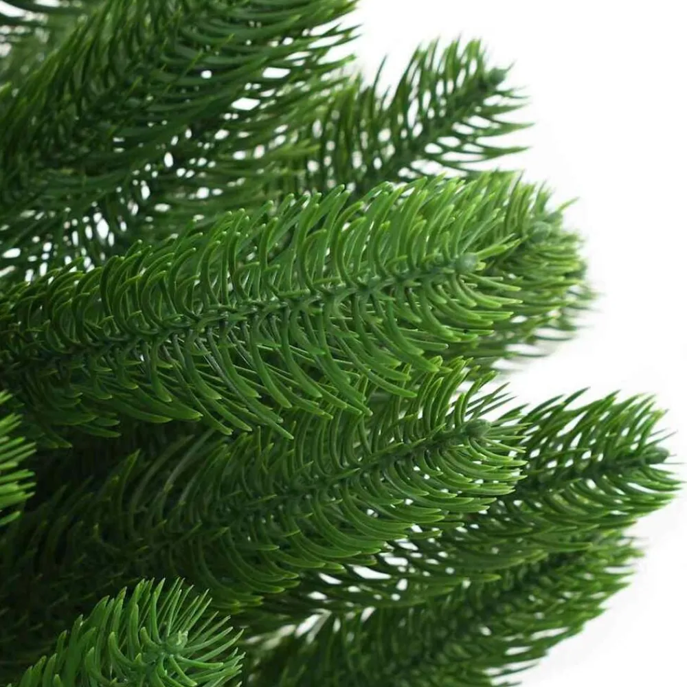 vidaXL Decoración-Árbol de Navidad con 300 LED con soporte Verde 180 cm PE