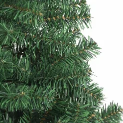 vidaXL Árbol de Navidad con 150 LED con soporte 120 cm PVC Verde Clearance