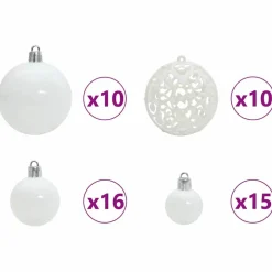 vidaXL Decoración-Árbol de Navidad Delgado con 300 LED con soporte 210 cm