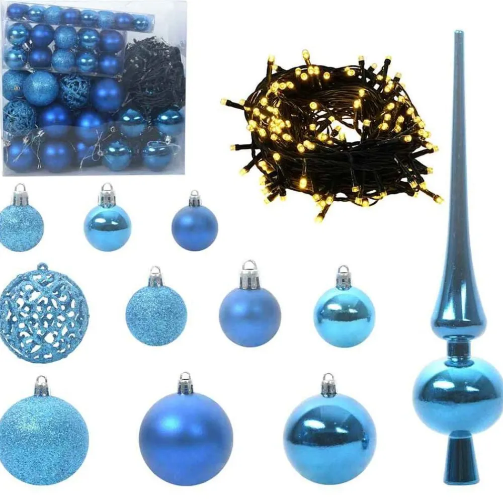 vidaXL Decoración-Árbol de Navidad Delgado con 300 LED con soporte Verde 180 cm
