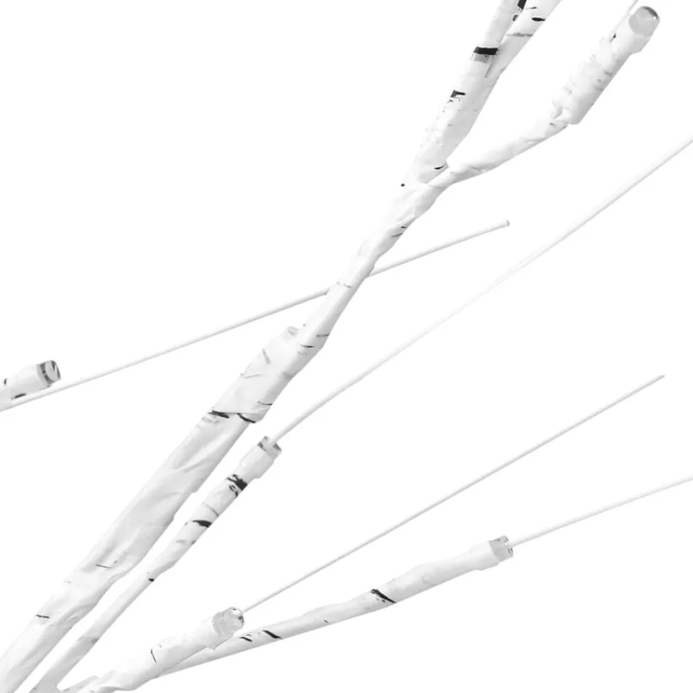 vidaXL Árbol de Navidad LED blanco cálido sauce interior exterior 2,2m Blanco cálido Outlet