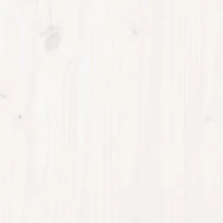 vidaXL Árbol Navidad de adorno madera maciza pino 80 cm Blanco