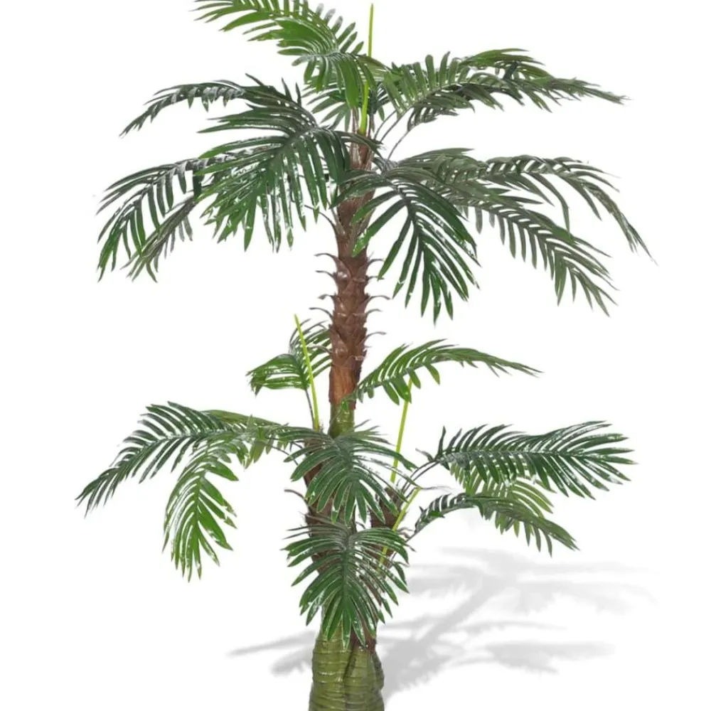 vidaXL Decoración-Árbol palmera artificial Cycas 150 cm