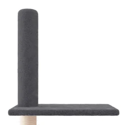 vidaXL Productos Para Mascotas-Árbol rascador gatos suelo a techo 250,5-276,5 cm
