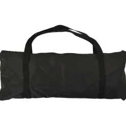 vidaXL Equipamiento Para Atletismo-Red de béisbol portátil poliéster negro y rojo 183x105x183 cm