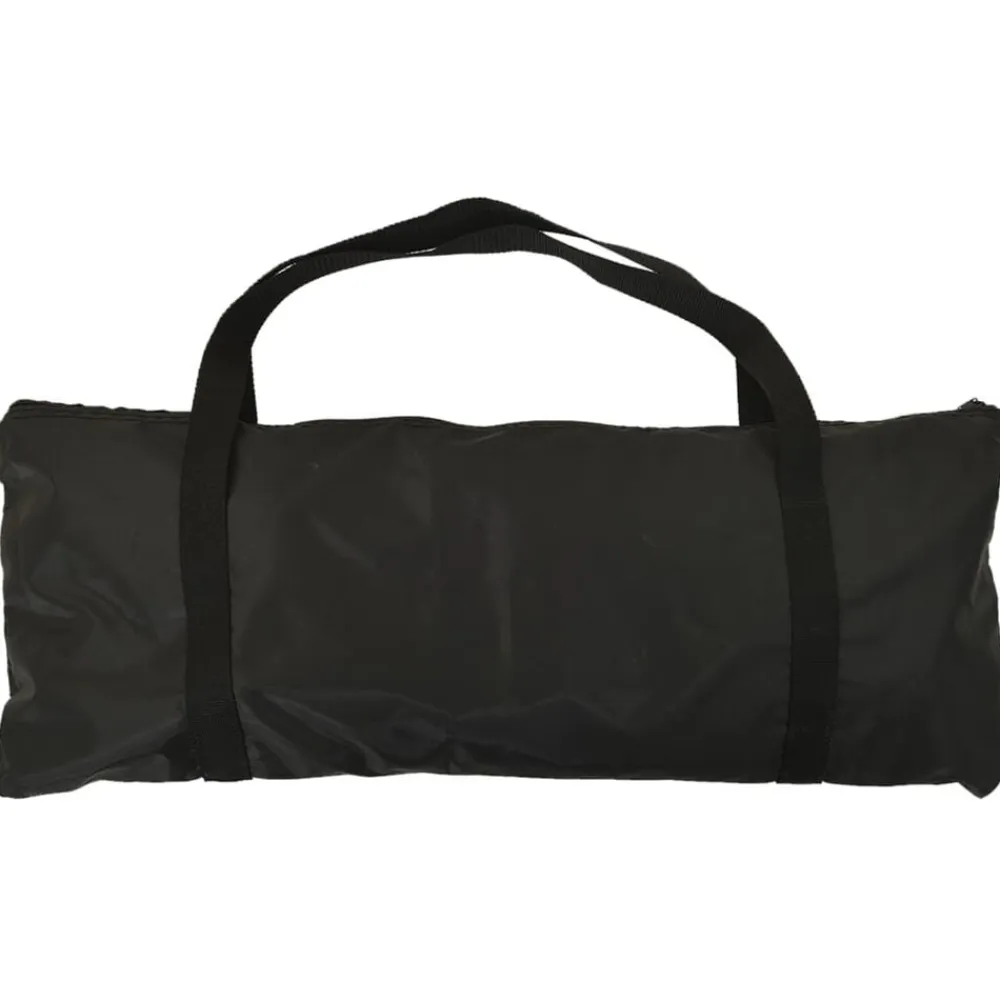 vidaXL Equipamiento Para Atletismo-Red de béisbol portátil poliéster negro y rojo 183x105x183 cm