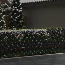 vidaXL Red de luces de Navidad 204 LED colores 3x2 m interior/exterior de colores Hot