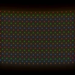 vidaXL Red de luces de Navidad 204 LED colores 3x2 m interior/exterior de colores Hot